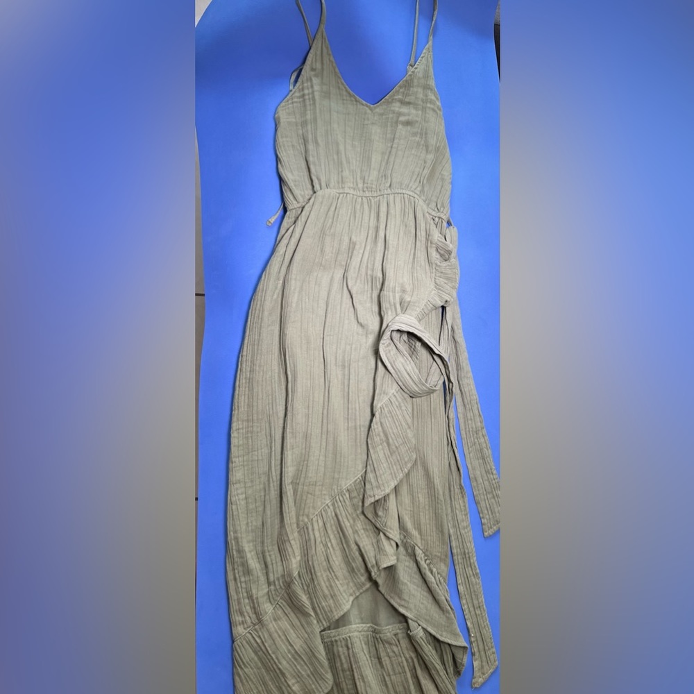 Olive Sim & Sam summer mock wrap dress (XS)